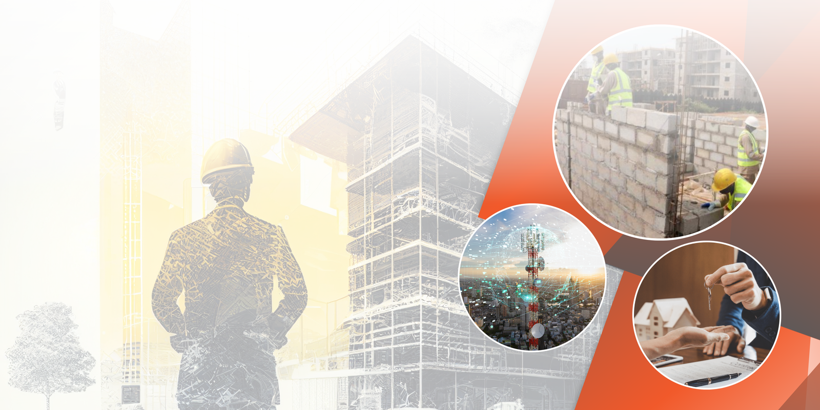 construction background and images of services